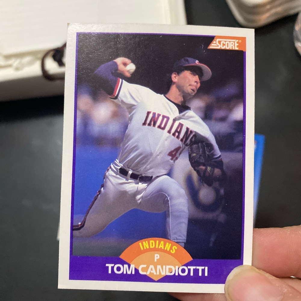 4 cards, 2 just sold for $25 each! Free shipping! #baseballcards#tomcandiotti